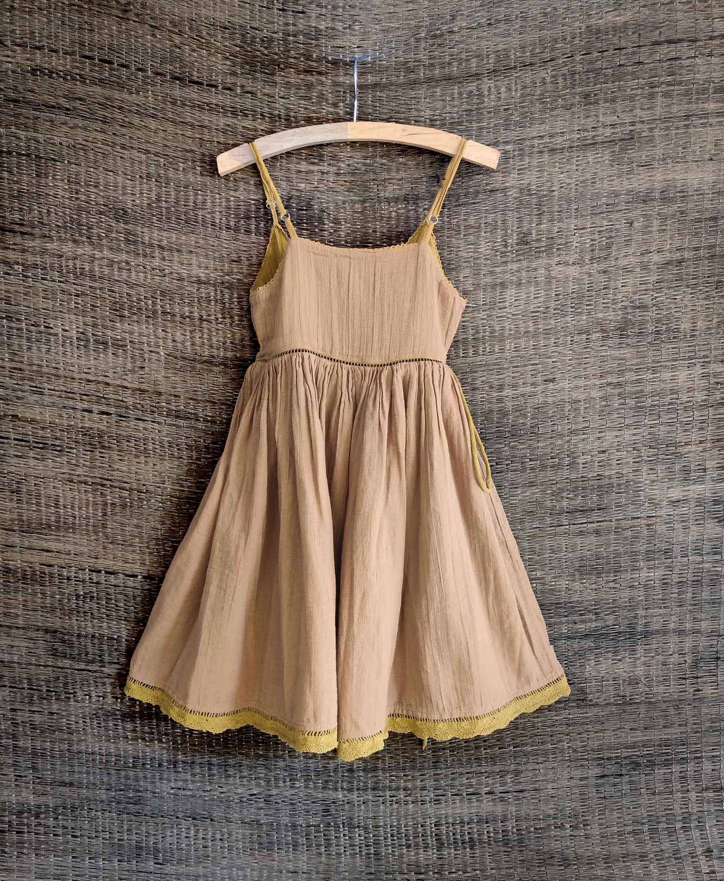 Reversible Dress - Golden sun+Dessert sand